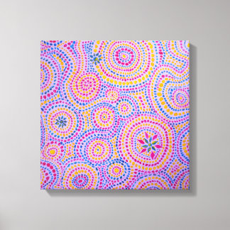 Aboriginal inspirou Canvas Premium