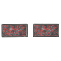 Ligações de Cuffling de Camuflagem Negra Vermelha