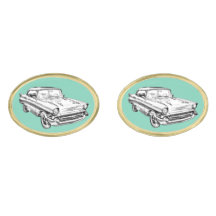 Ilustração 1957 clássica do carro do Bel Air de
