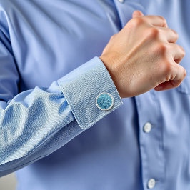 Abotoaduras Turquoise Western Medallion