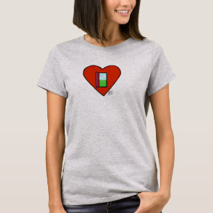 Abra a camisa do coração