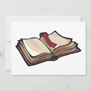 Abra convites do livro