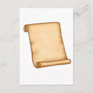 Abra convites do rolo