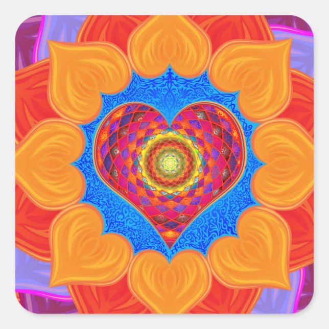 Abra o adesivo do coração (Frente)