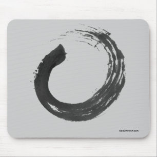 Abra o zen Mousepad de Enso do círculo
