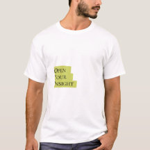 Abra Seu Insight – Camiseta Masculina Minimalista