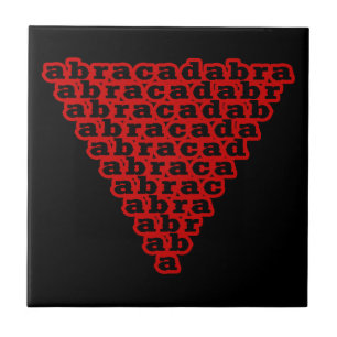 Abracadabra invertido do triângulo