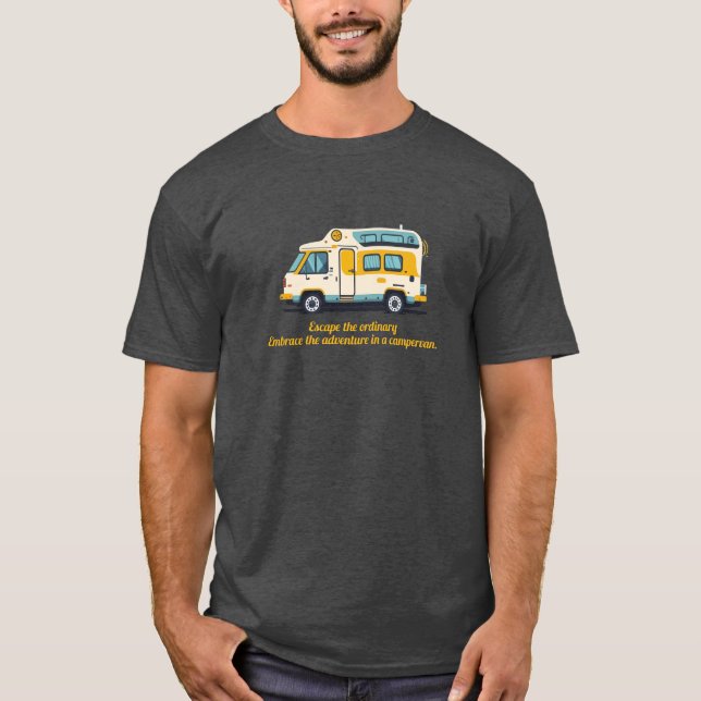 Abrace a aventura. Nova camisa VanLife (Frente)