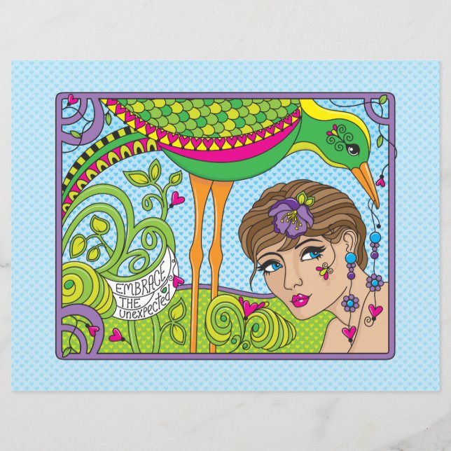 Abrace a folha de papel inesperada_plana 11"x8.5" (Frente)