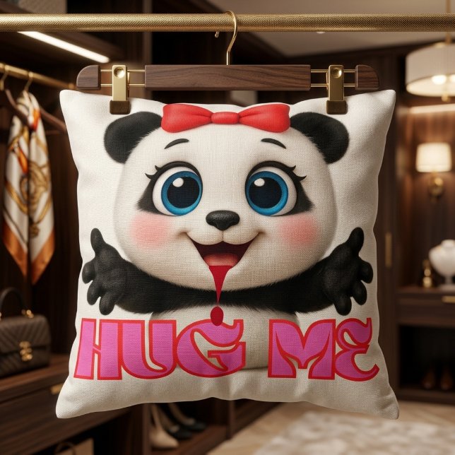 Abrace-me 🤗 Almofada de panda – Panda Kawaii Fofo (Criador carregado)