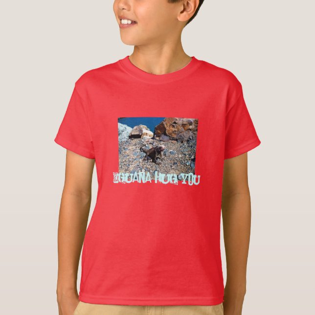 Abraço da iguana você camisa (Frente)