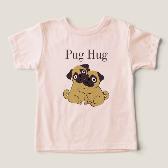 Abraço de pug  (Design frontal)