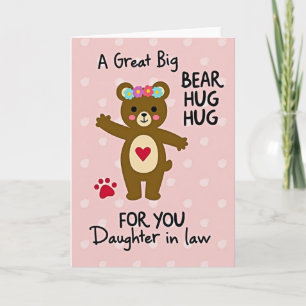 Abraço de Urso para a Nora Cartão