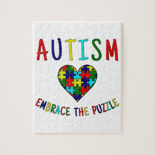 Abraço do autismo o quebra-cabeça