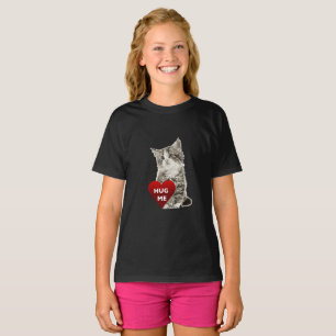 Abraço-me - Camisa Básica Para Meninas