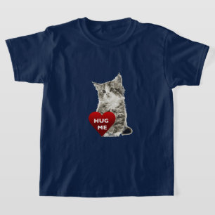 Abraço-me - Camisa Básica Para Meninas