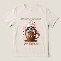 Abraços de Schnauzer e Chocolate Quente
