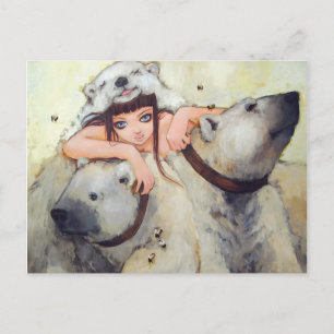 Abraços de um cartão postal de quem gosta de poder