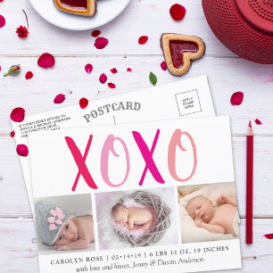 Abraços e Beijos (XOXO) 3 Anúncio de Nascimento co