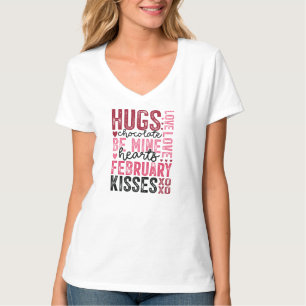 Abraços, Ser Mim e Fevereiro Beijar Camisa