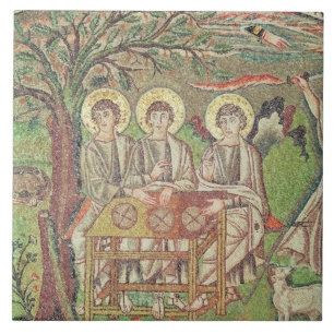 Abraham com os anjos (mosaico)