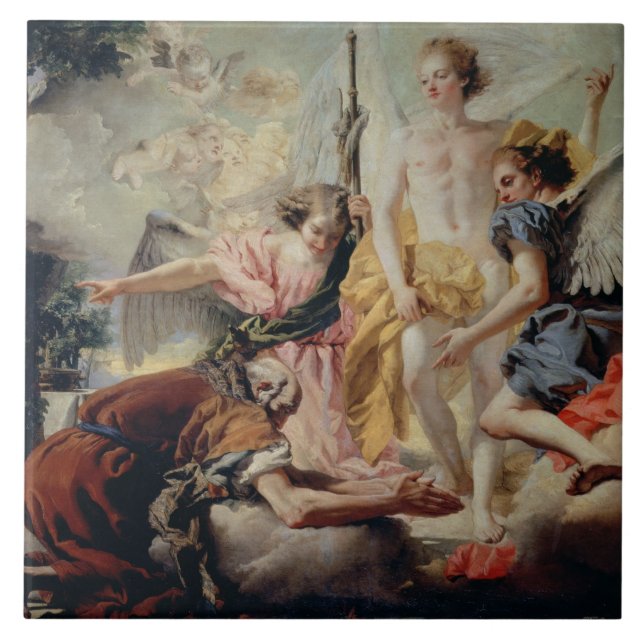 Abraham e os três anjos (Frente)