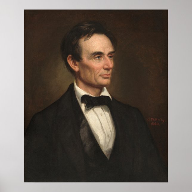 Abraham Lincoln - George Healy Fine Art Poster (Frente)