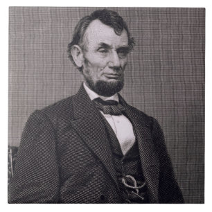 Abraham Lincoln, gravado de uma fotografia vai