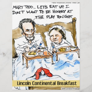 Abraham Lincoln & Mary Todd Café da Manhã na Cama