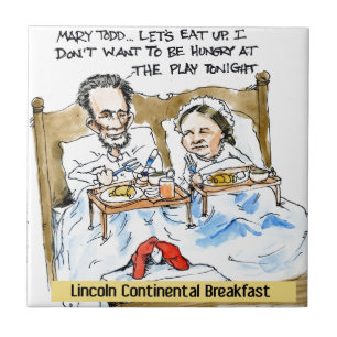 Abraham Lincoln & Mary Todd Café da Manhã na Cama