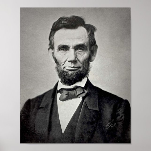 Abraham Lincoln Poster (Frente)