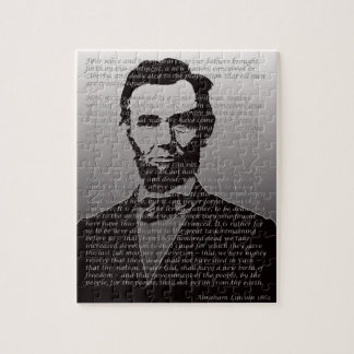 Abraham Lincoln & quebra-cabeça do endereço de