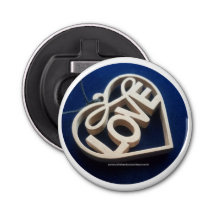 Abre-se do frasco redondo LOVE