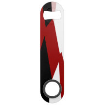 Abstrato preto e branco vermelho