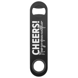 Abridor De Garrafa Bar Key Cheers Beer Steel Bottle Opener