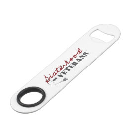 Abridor De Garrafa Bar Key Irmãs do Orgulho Militar dos Veteranos Design