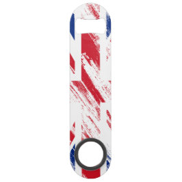 Abridor De Garrafa Bar Key Old Vintage Grunge Reino Unido Flag