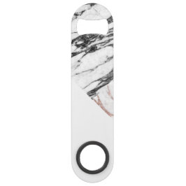 Abridor De Garrafa Bar Key Triângulos geométricos de mármore Dourados pretos