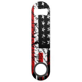 Abridor De Garrafa Bar Key Vintage American Flag