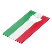 Abre de garrafa de bandeira italiana