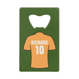 Abridor De Garrafa Cartão Em Forma De Crédito Camisa de futebol do Dourado antigo