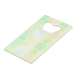 Abridor De Garrafa Cartão Em Forma De Crédito Desenho abstrato colorido em um cartão com um cant