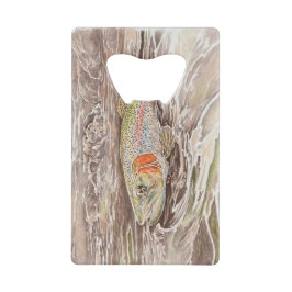 Abridor De Garrafa Cartão Em Forma De Crédito Ferramenta Trout