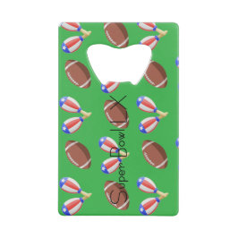 Abridor De Garrafa Cartão Em Forma De Crédito Latin-themed Football