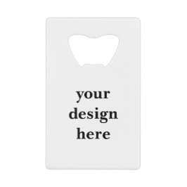 Abridor De Garrafa Cartão Em Forma De Crédito Personalizar ou personalizar