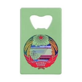 Abridor De Garrafa Cartão Em Forma De Crédito Pyongyang, Coreia do Norte (RPDC) Hermit Kingdom