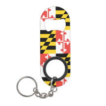 Abre de Garrafa Chaveiro de Bandeira de Maryland