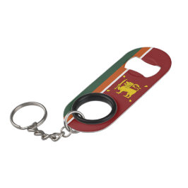 Abridor De Garrafa Chaveiro Bandeira do Sri Lanka