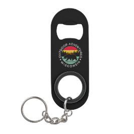 Abridor De Garrafa Chaveiro Outdoor Adventures Wisconsin