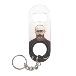 Abridor De Garrafa Chaveiro São Maximiliano Kolbe padre católico polonês